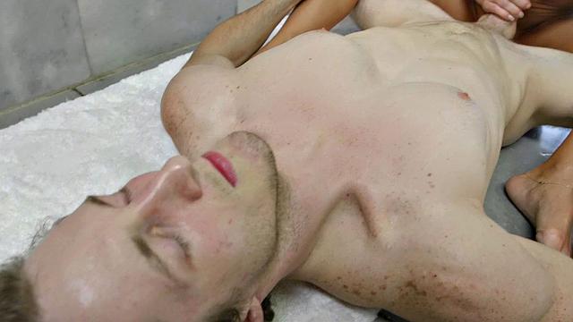 Blonde MILF gets wet and wild with a hot POV titjob and handjob in the bathtub