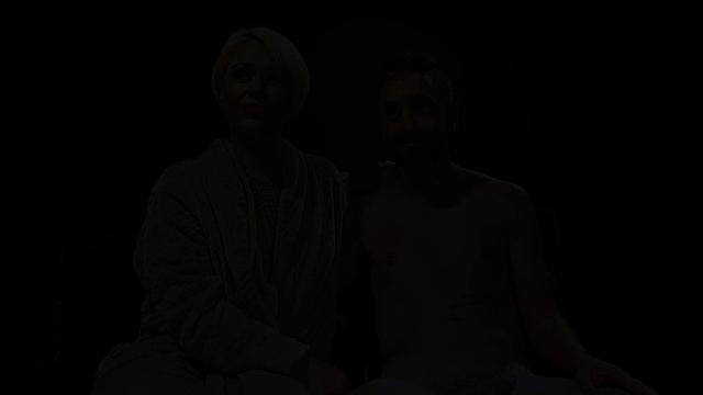 Caged handling electrosex session