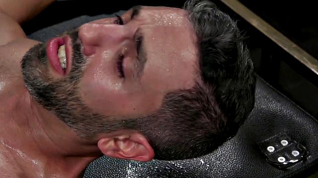 Caged handling electrosex session