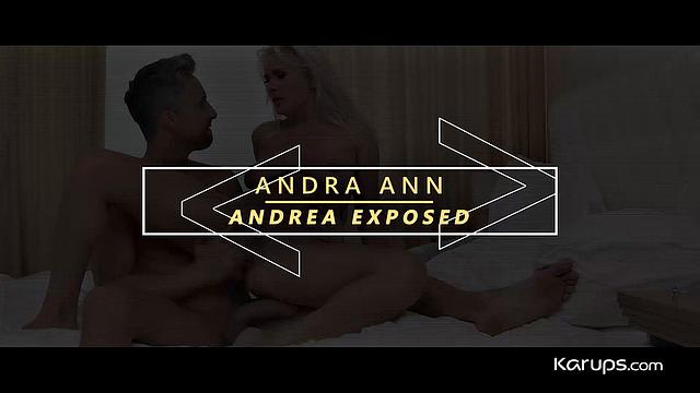 andrea ann rides hard cock and takes a deep creampie