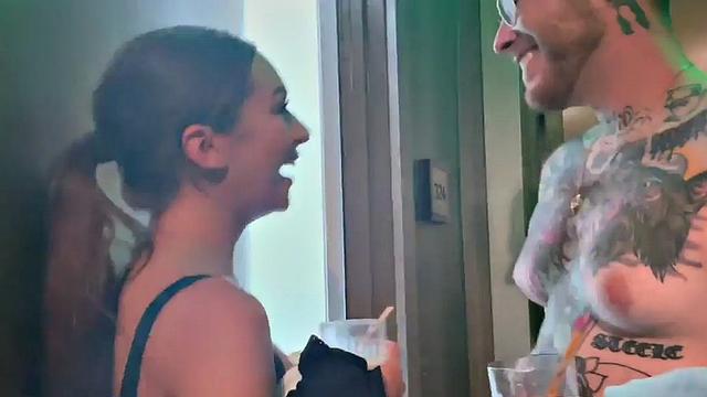 Real amateur enjoying sluts strapon