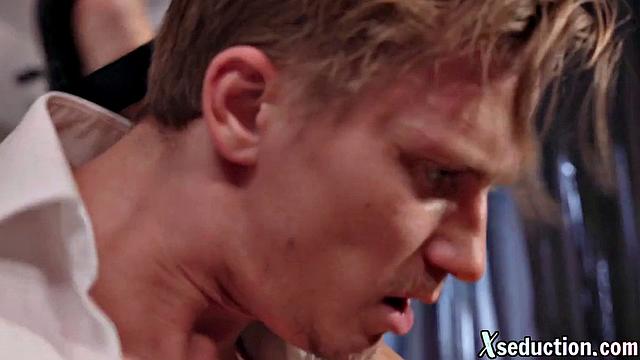 Busty horny bae doggyfucked hard by partner