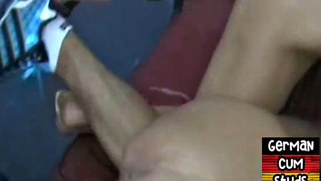 Amateur German top fucks bottoms till cumshot