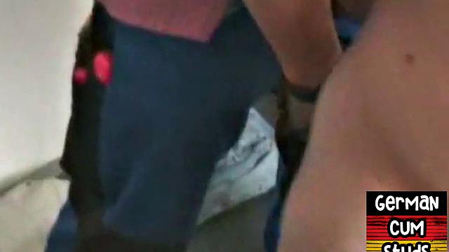 Amateur German top fucks bottoms till cumshot