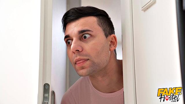 Cock Stuck in Vacuum Cleaner