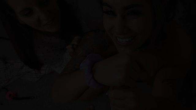 Kinky tattooed MILF gets double penetrated by two white cocks