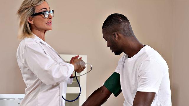 Horny MILF Aubrey Black Enjoys BBC DP at the Clinic