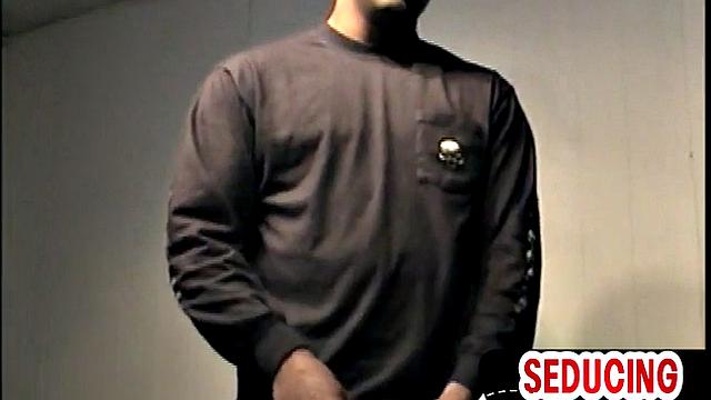 Retro spex guy tugging himself