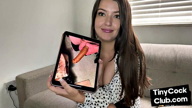 Pathetic losers with small dick humiliated by SPH babe