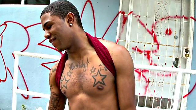 Inked Ebony picked up and fucked outdoors in public