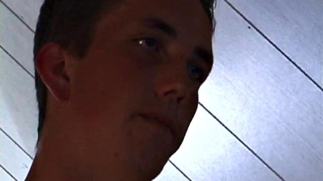 Derek is rubbing his cock through his sweat pants, before stripping them off to show us what he's packing. With the remote control in one hand and his lubed meat in the other, Derek comments on the size of his cock, asking if we like it.