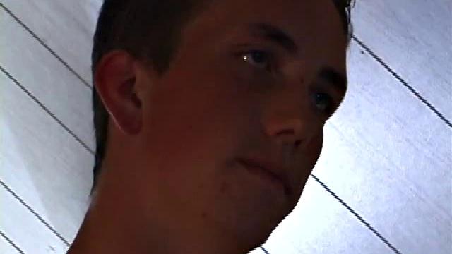 Derek is rubbing his cock through his sweat pants, before stripping them off to show us what he's packing. With the remote control in one hand and his lubed meat in the other, Derek comments on the size of his cock, asking if we like it.