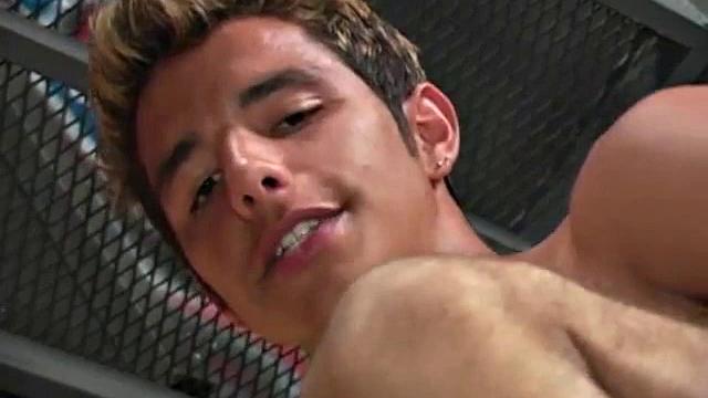 Licking his lips in wet anticipation, Alvaro Mendez plays with his own hot body, until he gets the attention of Jorge Niguera who is ready for action.