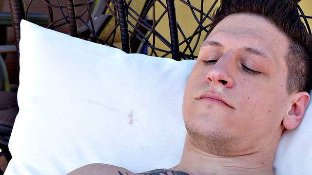 Athletic poolboy rimmed and by sturdy top