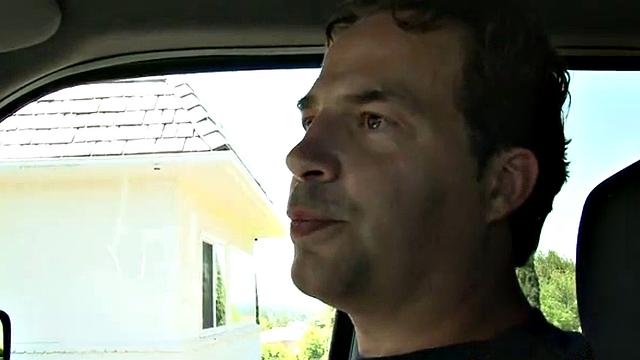 Bukkake whore fucks big long dick