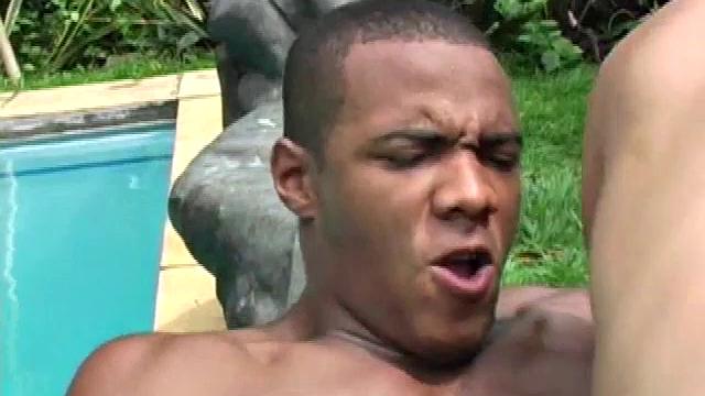 The pool becomes the backdrop for another hot Latino sex scene. The fucking heats up when Pero Coresma sits on Bruno Loronha's huge cock.