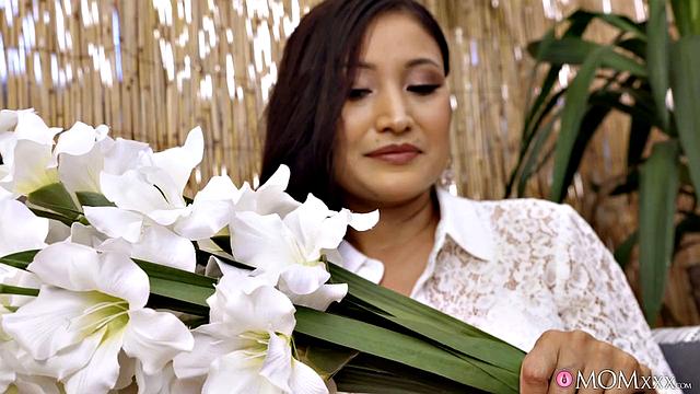 Latina MILF with toyboy