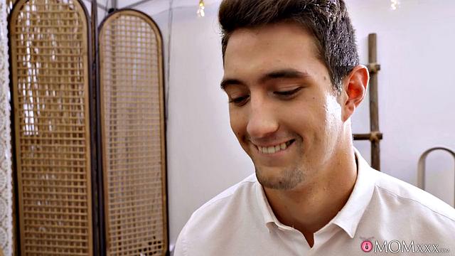 Latina MILF with toyboy