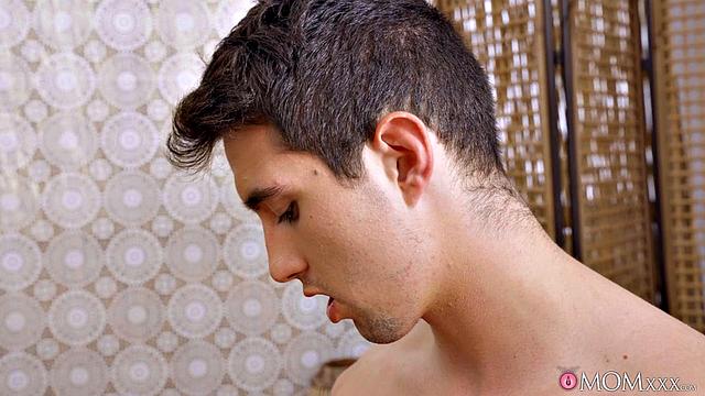 Latina MILF with toyboy