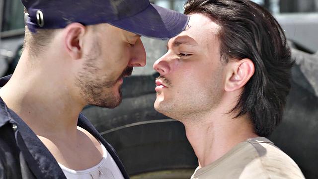 FalconStudios - HOT Jock Needs To Pass INITIATION TEST WITH TRAIN & SPITROAST