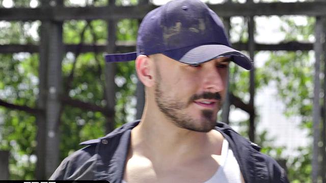 FalconStudios - HOT Jock Needs To Pass INITIATION TEST WITH TRAIN & SPITROAST