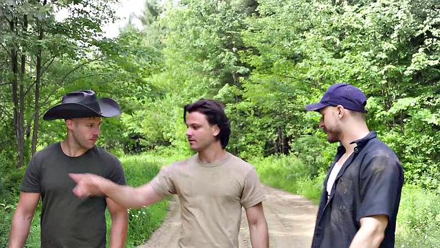 FalconStudios - HOT Jock Needs To Pass INITIATION TEST WITH TRAIN & SPITROAST