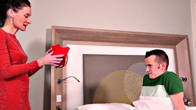 Scarlet with her step-son