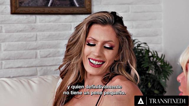 TRANSFIXED - Stacked Trans Brittney Kade Fucks Sexy Jade Venus Until She CUMS!