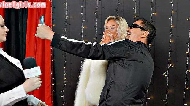 Transgender beauty banged in ass in missionary