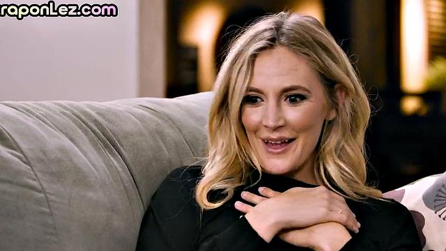 busty lesbian assrimming and muffdiving her GF