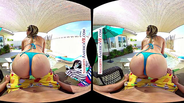 Your woman's friend Aubrey Sinclair shows you how fantastic her juicy bubble