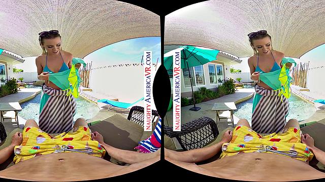 Your woman's friend Aubrey Sinclair shows you how fantastic her juicy bubble