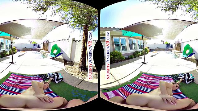 Your woman's friend Aubrey Sinclair shows you how fantastic her juicy bubble