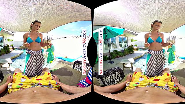 Your woman's friend Aubrey Sinclair shows you how fantastic her juicy bubble