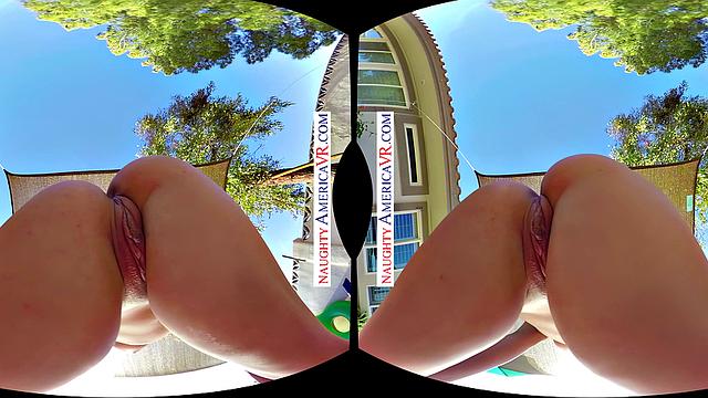 Your woman's friend Aubrey Sinclair shows you how fantastic her juicy bubble