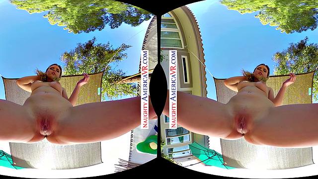 Your woman's friend Aubrey Sinclair shows you how fantastic her juicy bubble