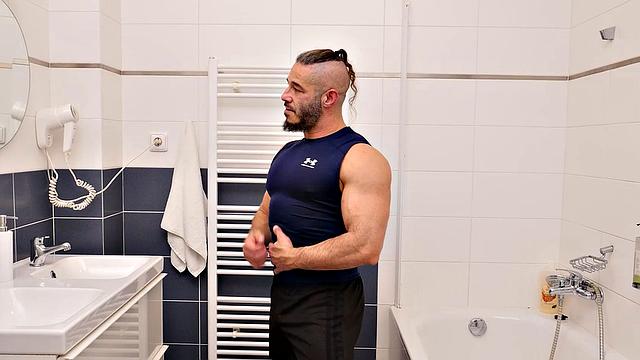 neil henryk takes a thick cock and moans for more
