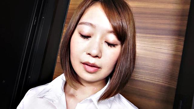 Sexy Asuka Suzumura wears office lady clothes and wants to fuck