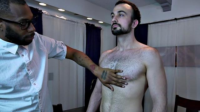 Underwear boyfriend barebacks interracial couple