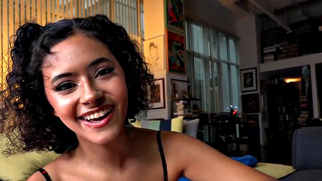 Amateur 21yo lover wanks cock in POV while talking dirty