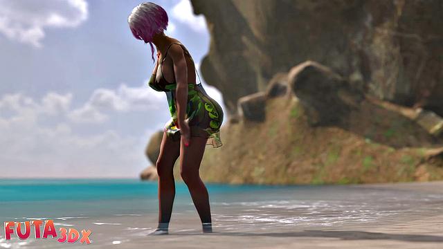 Futa3dX - Big Tittied Futa Watches Girls Fucking Each Other