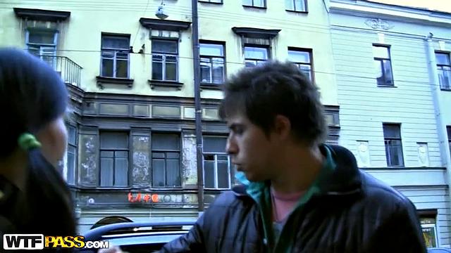 Exotic girls have student threesome