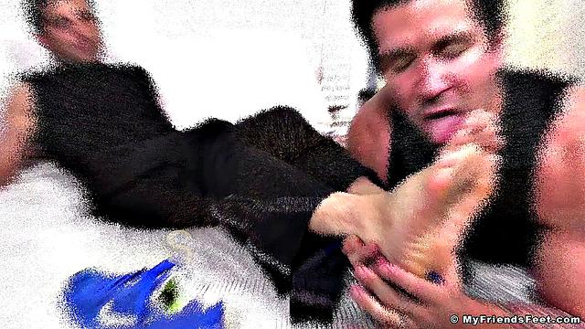 AJ Gets Tickled In The Sling - AJ