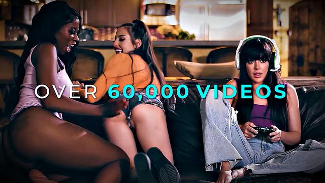 21 SEXTURY - Pillow Fight Turns Into Lesbian Threesome With Shalina Devine, Lika Star, Lana Roy