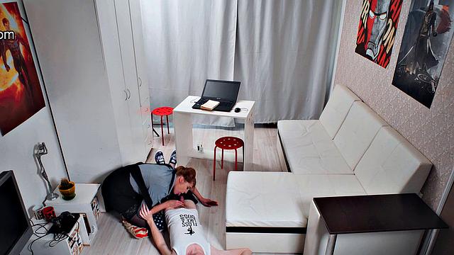 TUTOR4K. Bad boy pretends to have a heart attack to have sex