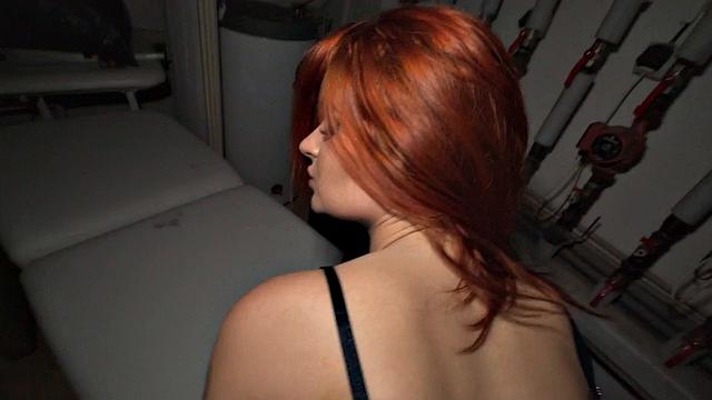 Public euro slut POV pussyfucked in doggystyle