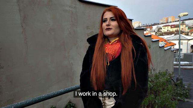 Public euro slut POV pussyfucked in doggystyle