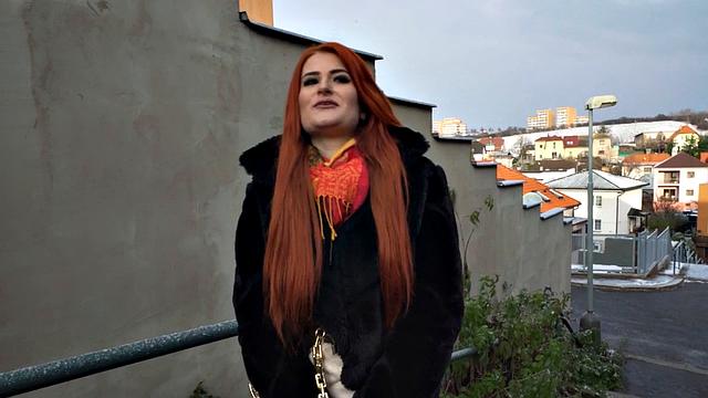 Public euro slut POV pussyfucked in doggystyle