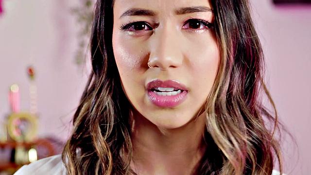 UP CLOSE - CREAMPIED Petite Brunette Kimora Quin Makes Zane Walker Eat Her Pussy & SWAP Her