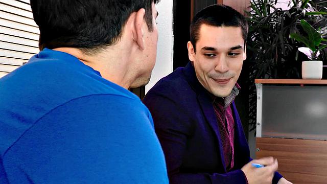 Rimming stud fucks his partner in hairy asshole